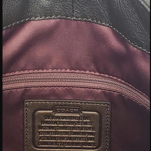 Women's Hallie Signature C fabric and Leather Shoulder Bag - Picture 11 of 11